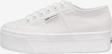 SUPERGA Platform trainers 'Lena Gercke' in White: front