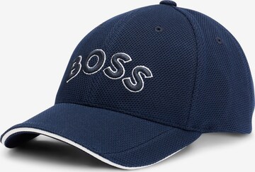 BOSS Athletic Hat in Blue: front