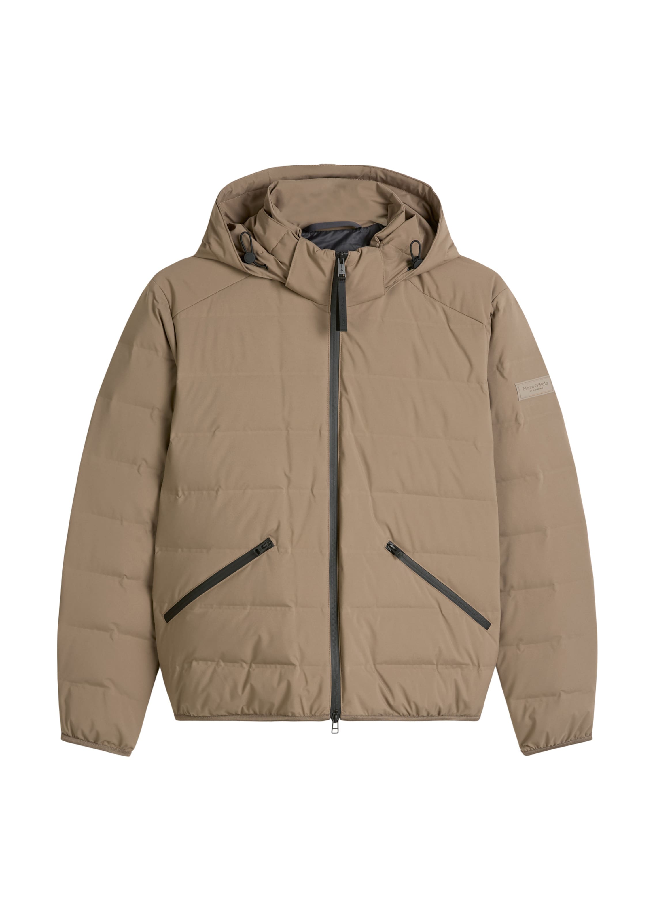 Marc O'Polo Funktionsjacke 'MOP x Function' in Braun: Vorderseite