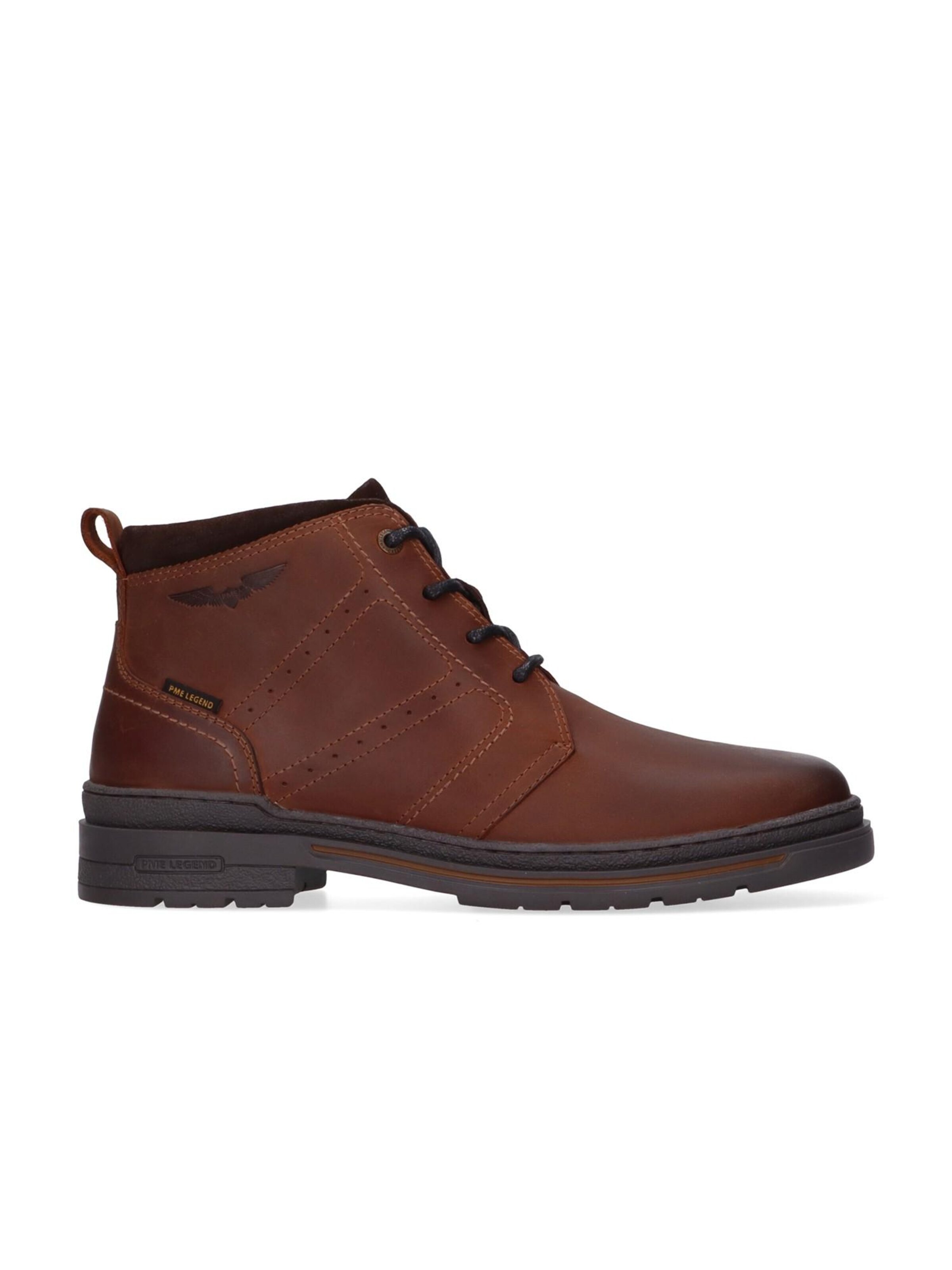 PME Legend Boots 'Tarmac boot in oiled leather'‌‌‌ in Braun: Vorderseite