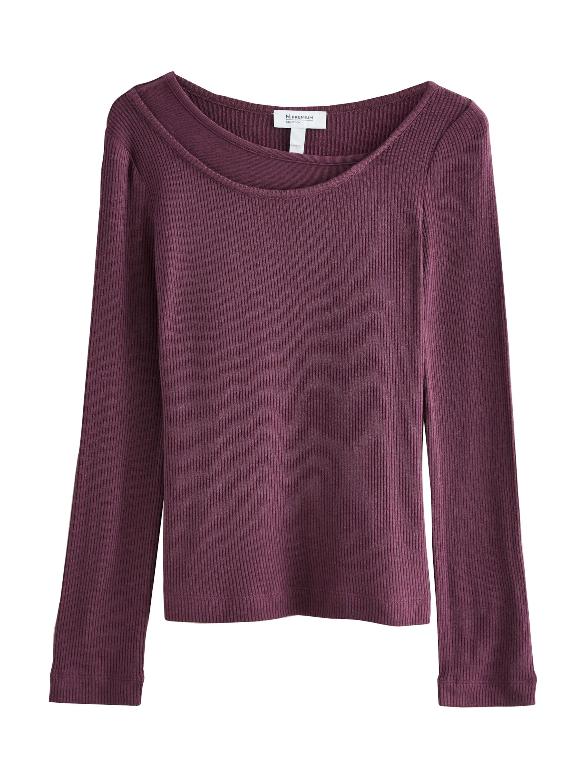 Next Shirts 'N.Premium' i lilla: forside