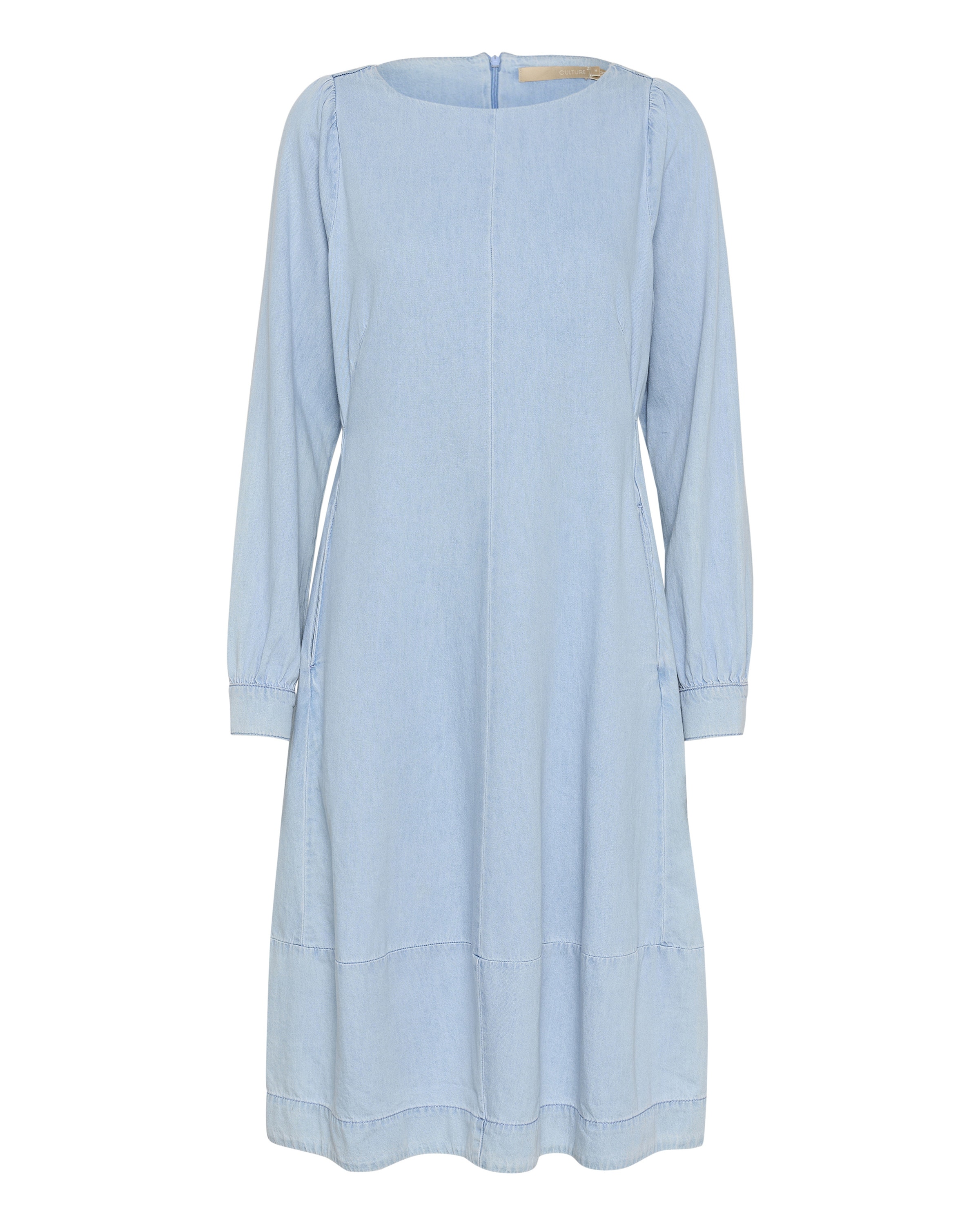 CULTURE Kjole 'Arpa Antoinett' i blå: forside