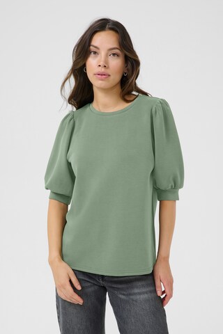 My Essential Wardrobe Blouse in Groen: voorkant