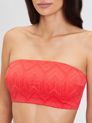 BUFFALO - Bandeau Biquíni em vermelho