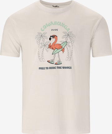 Cruz T-Shirt 'Ankara' in Weiß: Vorderseite