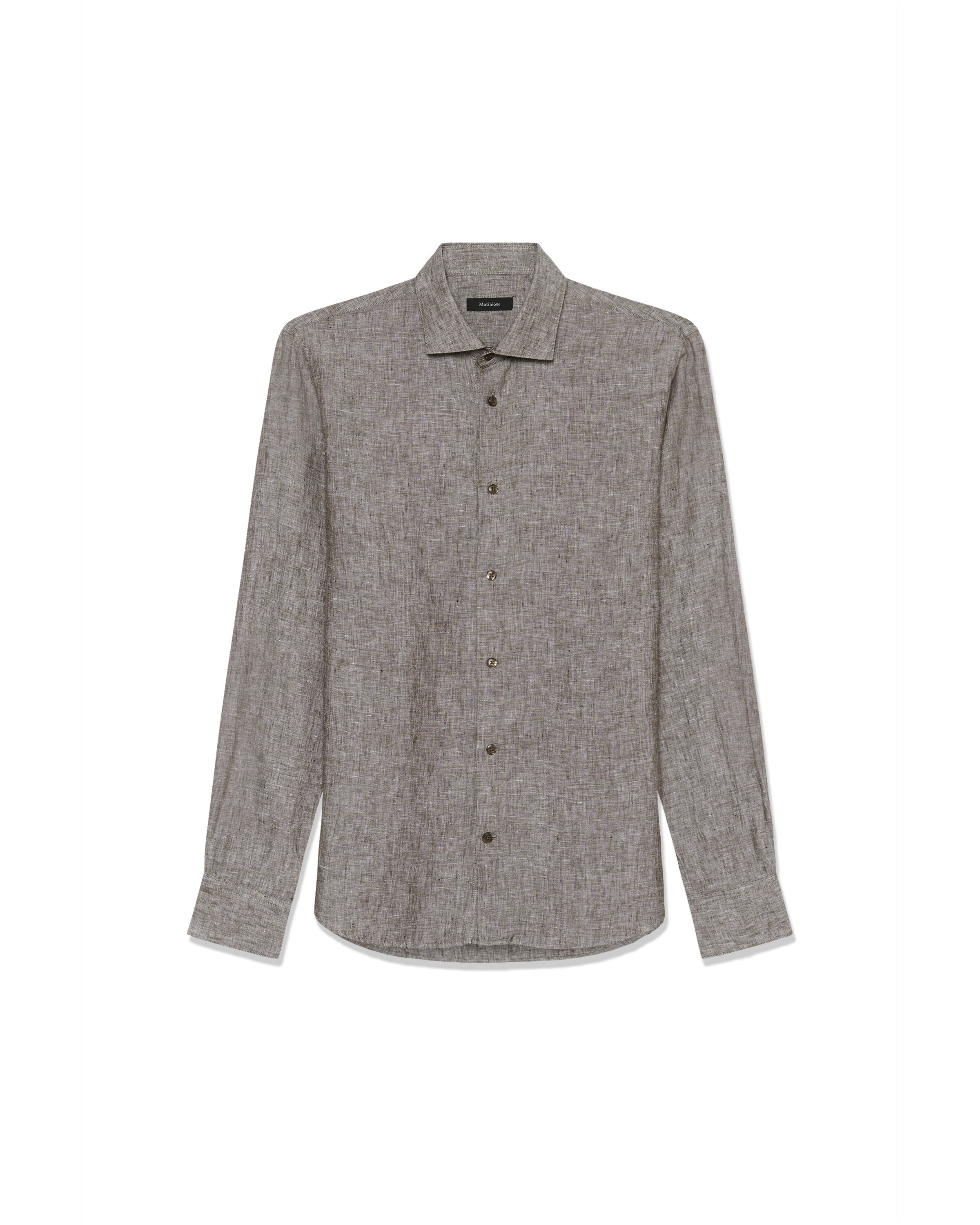 Matinique Hemd 'Marc' in Grau: Vorderseite