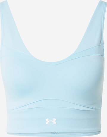 UNDER ARMOUR - Soutien Bustier Soutien de desporto em azul: frente