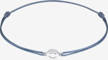 ELLI Armband 'Smiling Face' in Blau: predná strana