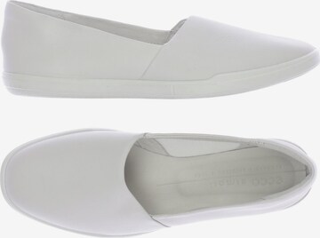 ECCO Flats & Loafers in 38 in White: front