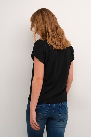 T-shirt 'Dovsa' Cream en noir