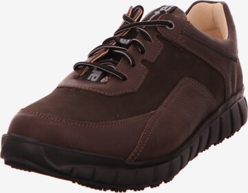 Ganter Athletic Lace-Up Shoes in Brown: front