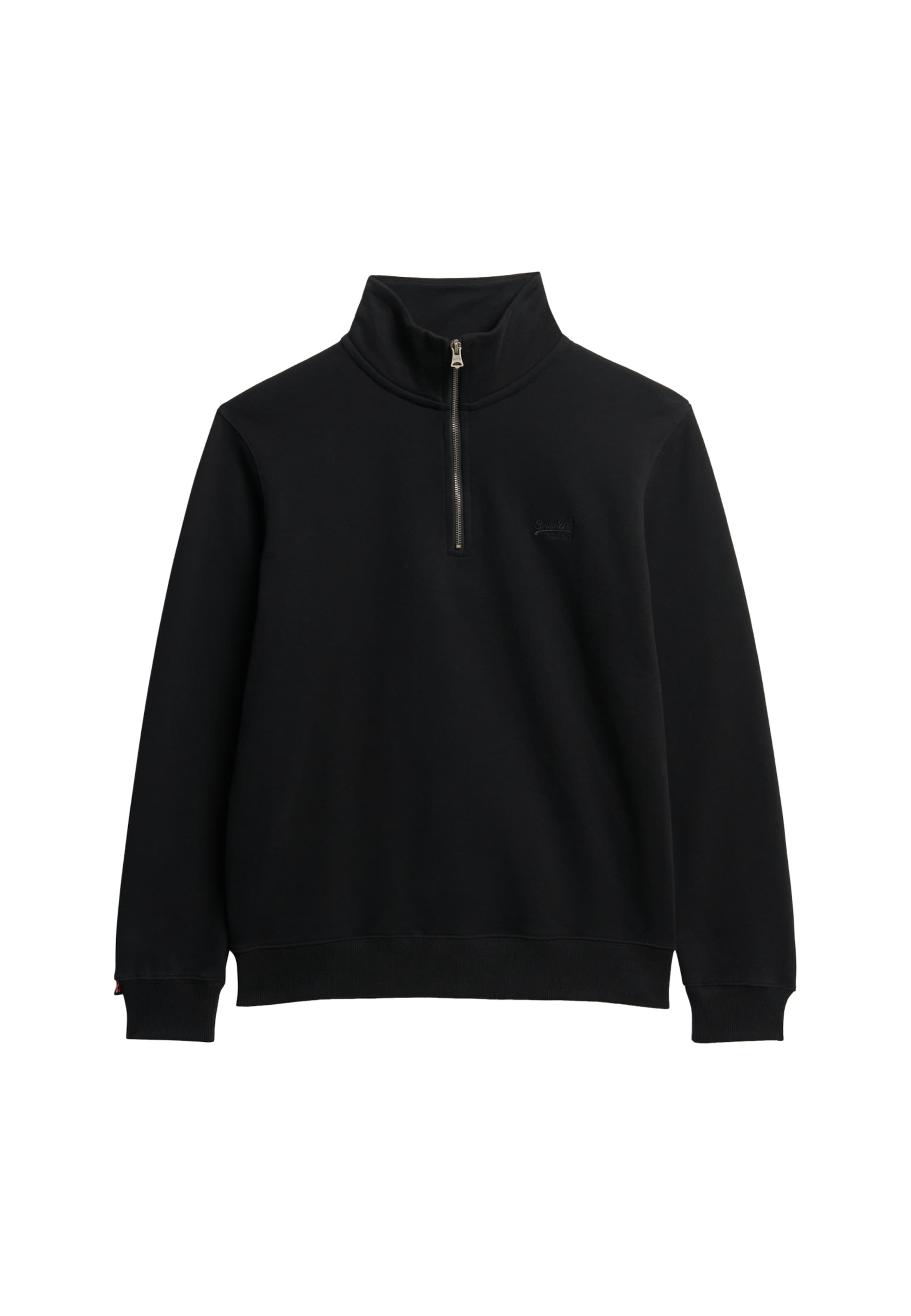 Sweat-shirt 'Essential' Superdry en noir : devant