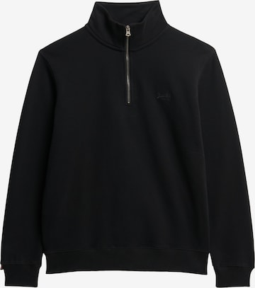 Felpa 'Essential' di Superdry in nero: frontale