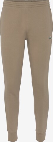 LACOSTE Slim fit Pants in Brown: front