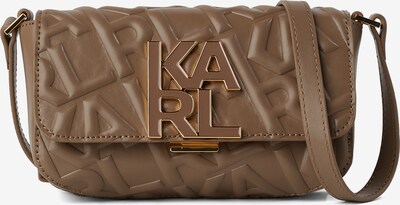 Karl Lagerfeld Sac à bandoulière 'Logo' en taupe, Vue avec produit