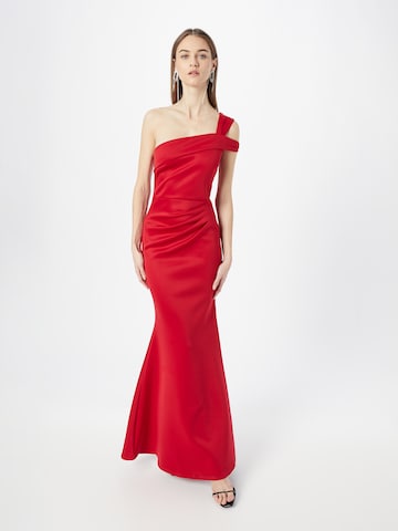 Lipsy Evening Dress in Red: front