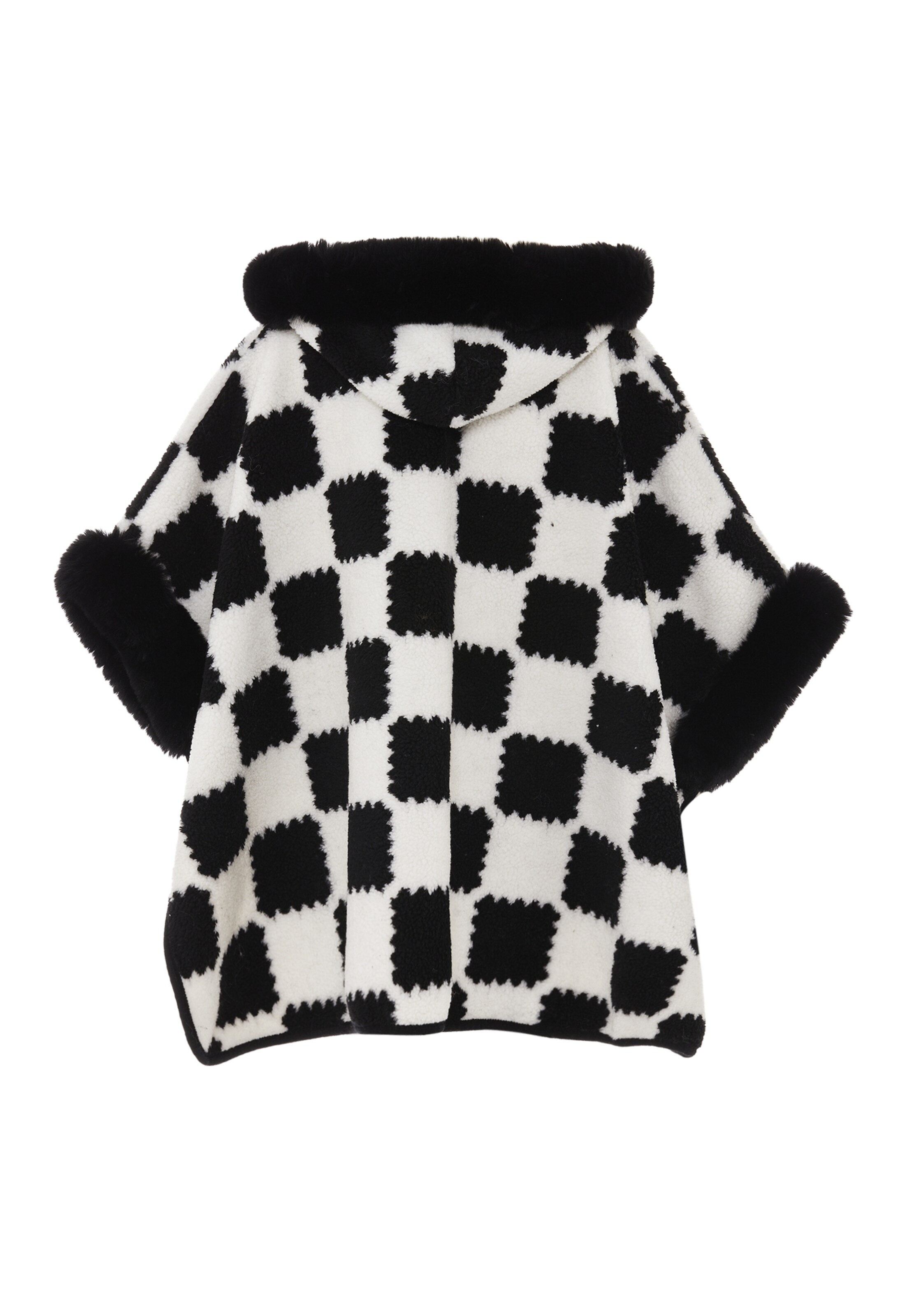 FRAULLY Cape in Zwart