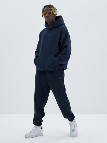 Ossy Homer Sweatshirt 'Oversize Puffy Hoodie' in Blau