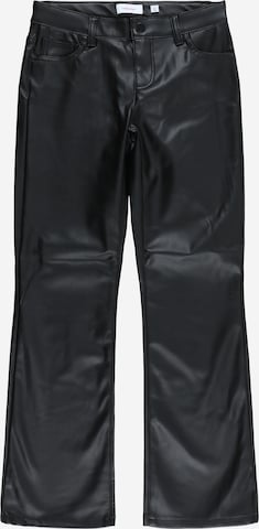 Bootcut Pantalon 'RIVER' Vero Moda Girl en noir : devant