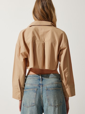 Happiness İstanbul Φθινοπωρινό και ανοιξιάτικο μπουφάν σε μπεζ