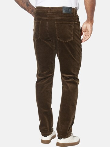 Jan Vanderstorm Regular Trousers 'Harstad' in Brown