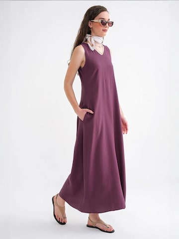 MixRay Kleid 'Maxi'‌‌‌ in Braun