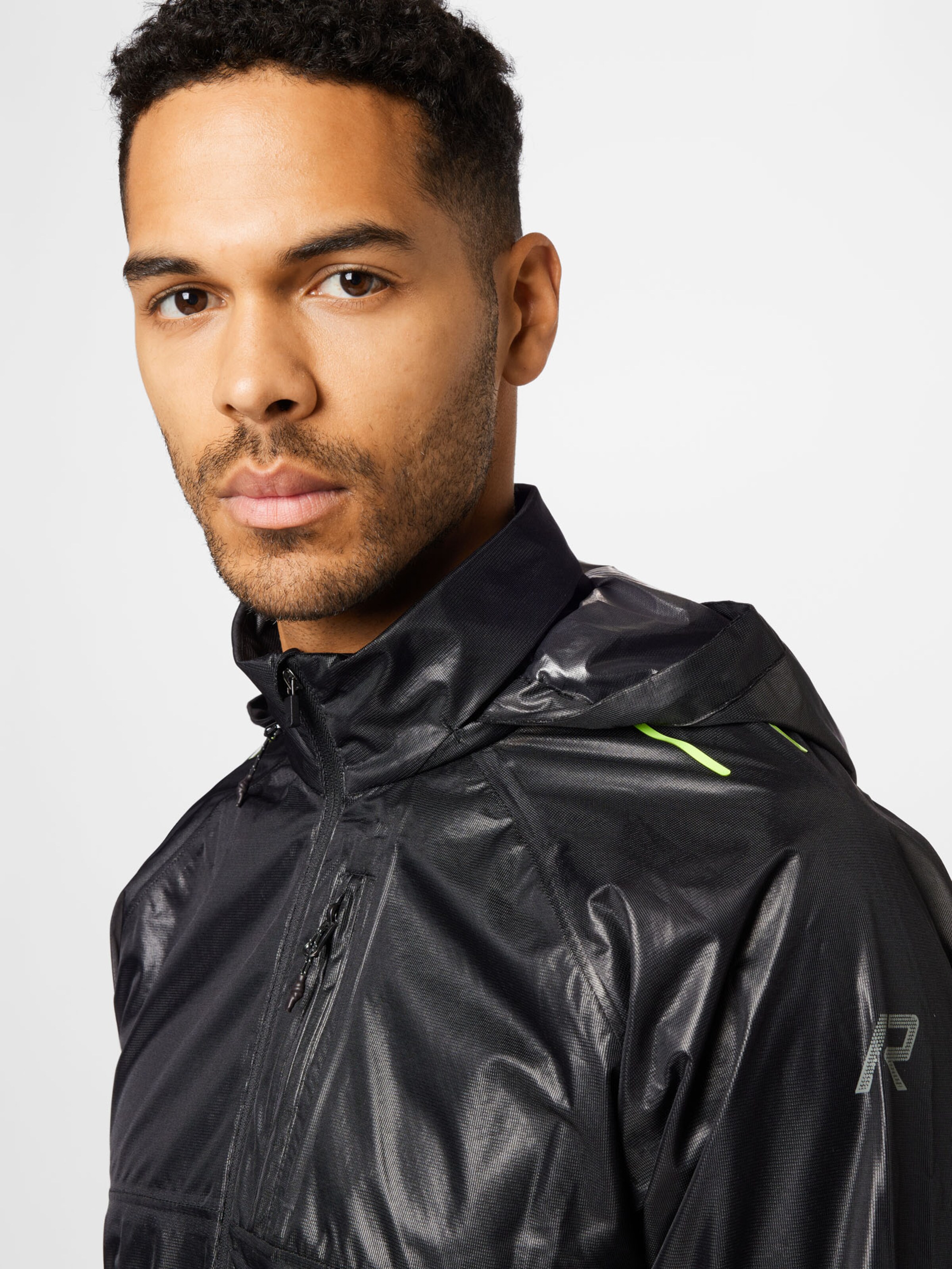 Männer Sportbekleidung Rukka Sportjacke 'MALKO' in Schwarz - BX12072 Männer Sportbekleidung Rukka Sportjacke 'MALKO' in Schwarz - BX12072