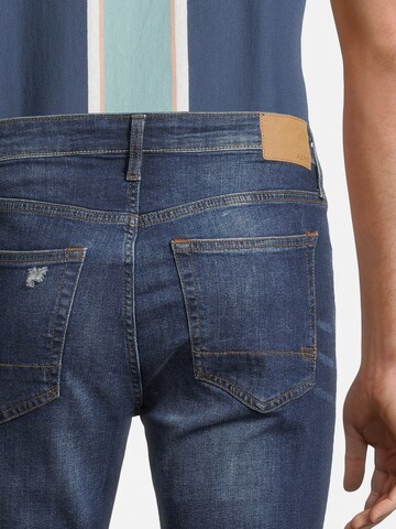 AÉROPOSTALE Slimfit Jeans in Blau