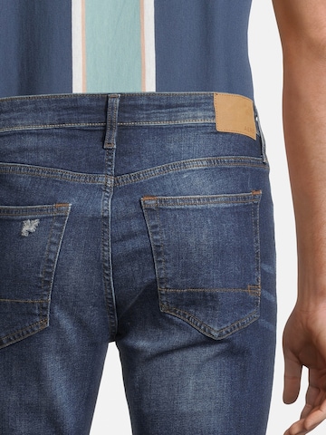 AÉROPOSTALE Slimfit Jeans in Blau