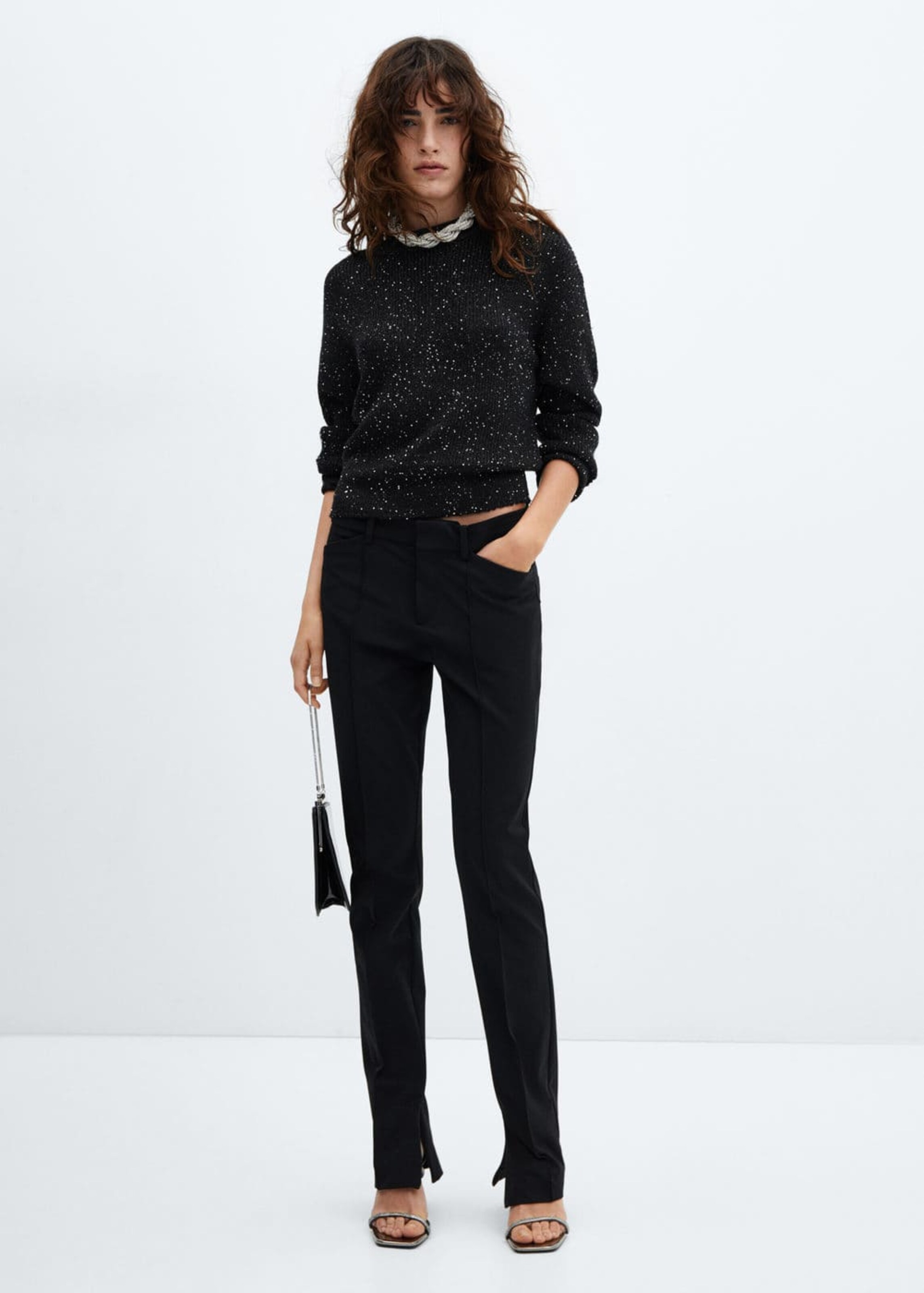 Pull over MANGO en Noir ABOUT YOU