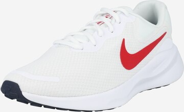 Chaussure de course 'Revolution 7' NIKE en blanc : devant