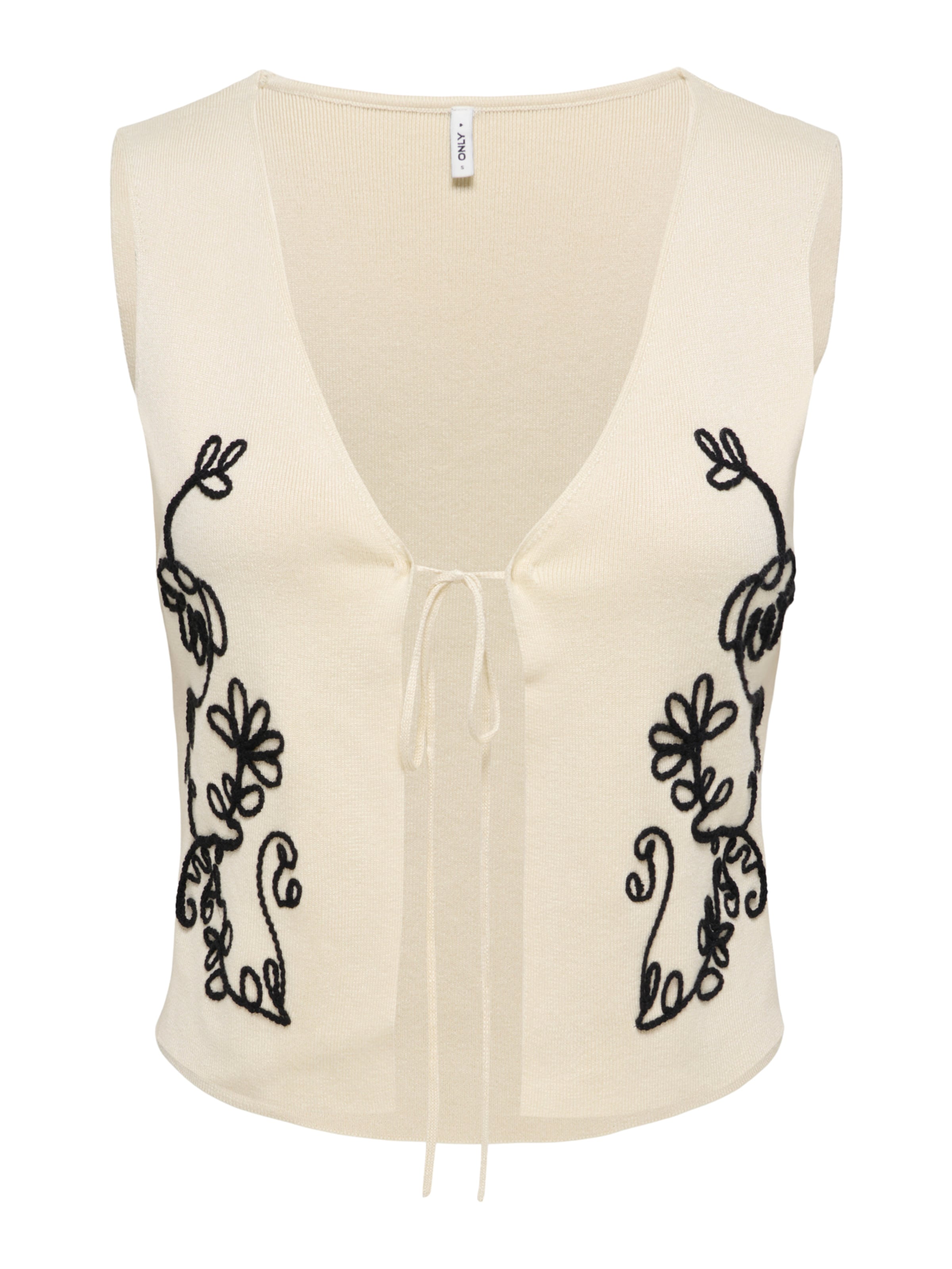 Gilet in maglia 'ONLESTA' di ONLY in beige: frontale