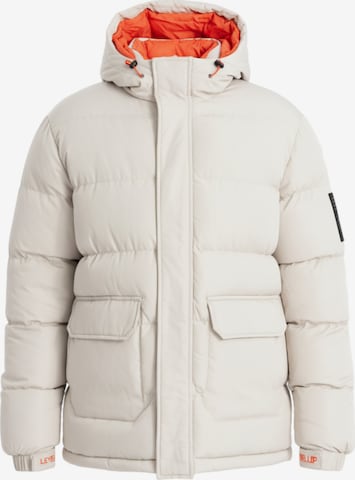 Ombre Winter jacket 'OM-JAHP-0208' in White: front