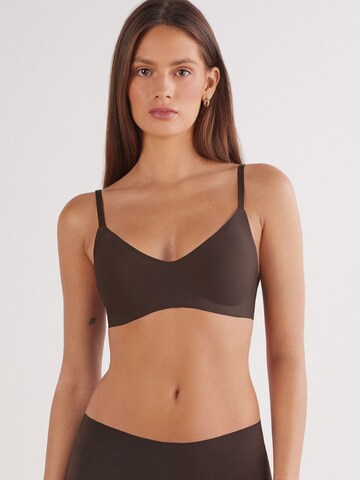 INTIMISSIMI T-Shirt BH 'Laila' in Braun: Vorderseite