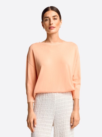 Pull-over Rich & Royal en orange : devant