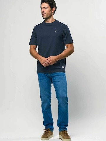 MCS T-Shirt 'Felix ' in Blau