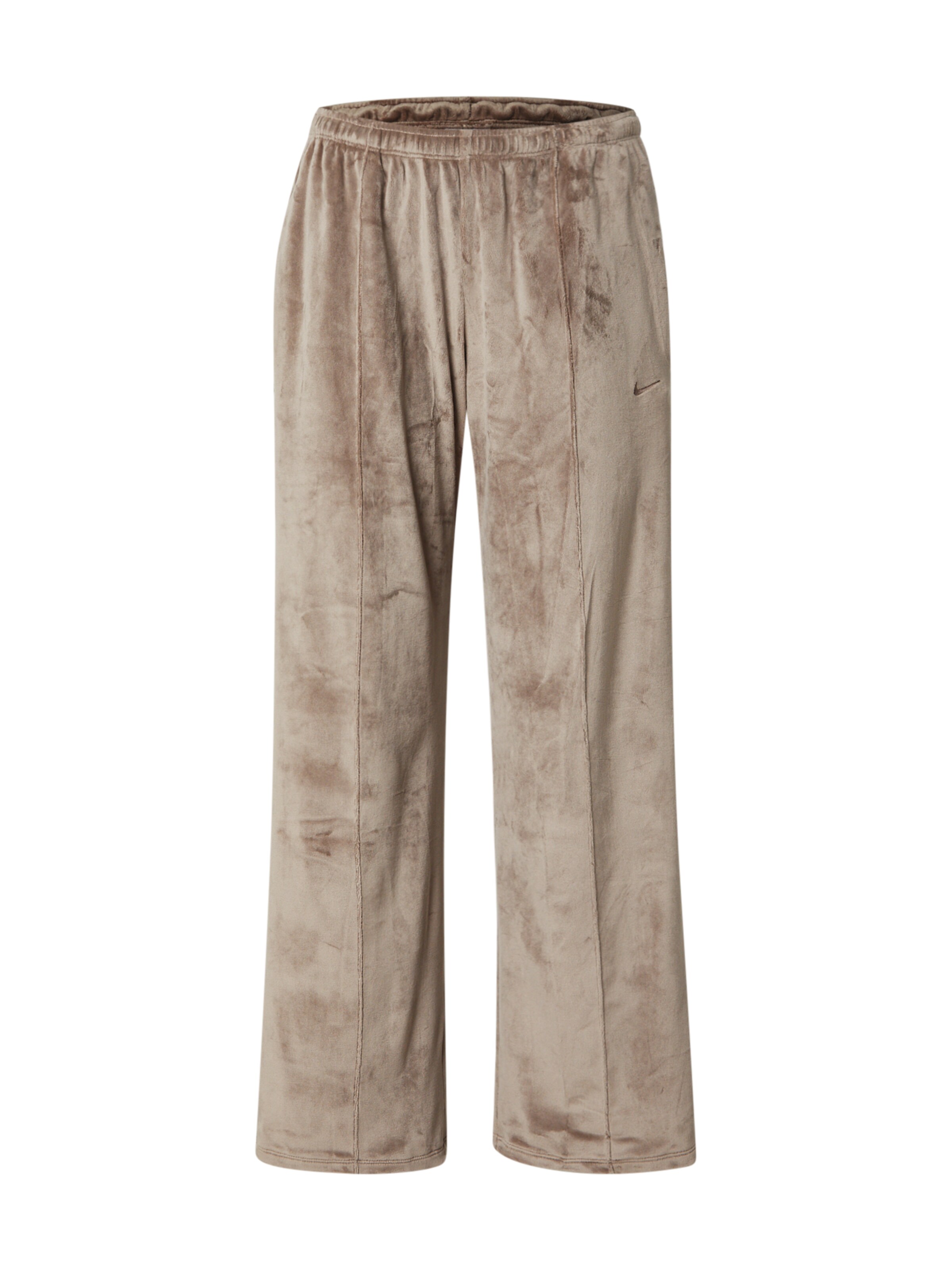 Nike Sportswear Voľný strih Nohavice - Hnedá: predná strana