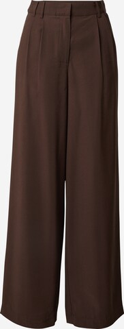 Wide Leg Pantalon à pince 'Avena' Guido Maria Kretschmer Women en marron : devant