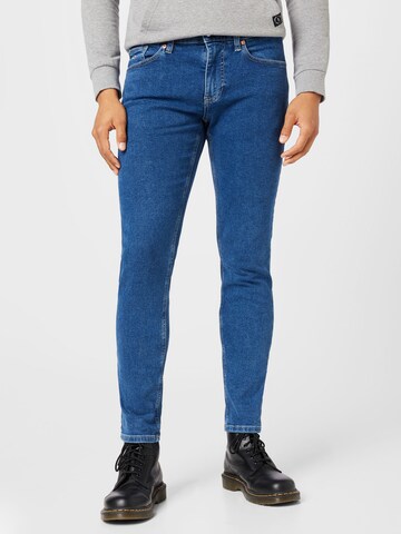 Tommy Jeans - Calças de ganga 'AUSTIN' em azul: frente