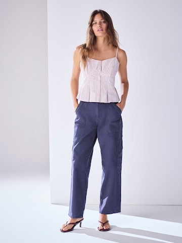 Wide Leg Jeans cargo Next en bleu