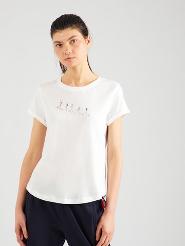 T-shirt 'DEBRA' Bogner Fire + Ice en blanc : devant