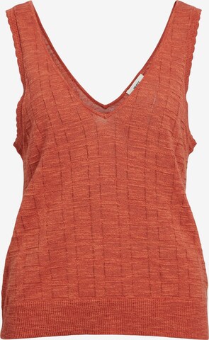 OBJECT Knitted top 'OBJDIMKA' in Red: front