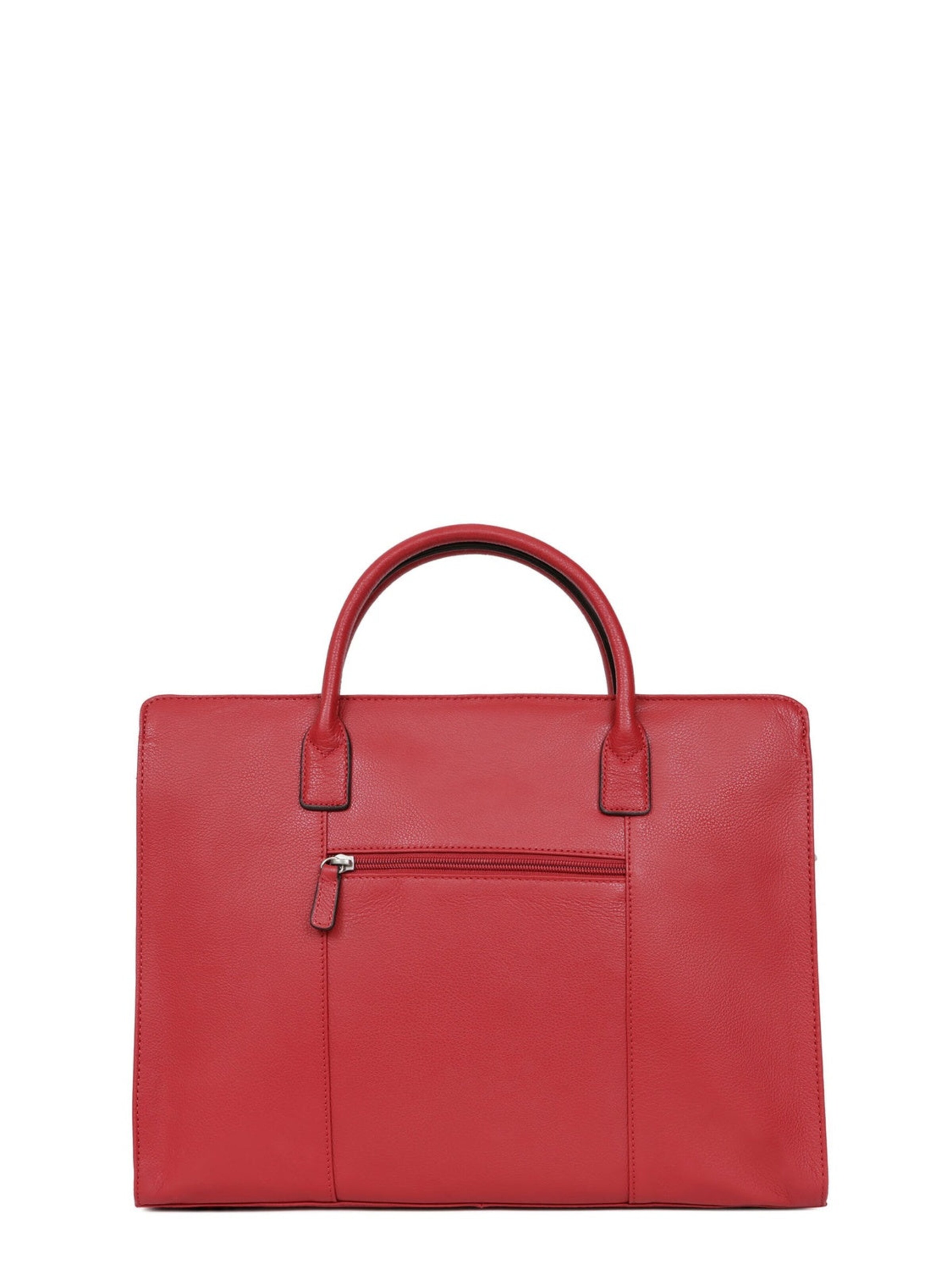 Borsa a mano 'Confort Business' di Hexagona in rosso