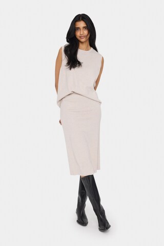 SAINT TROPEZ Skirt 'Mila' in Beige
