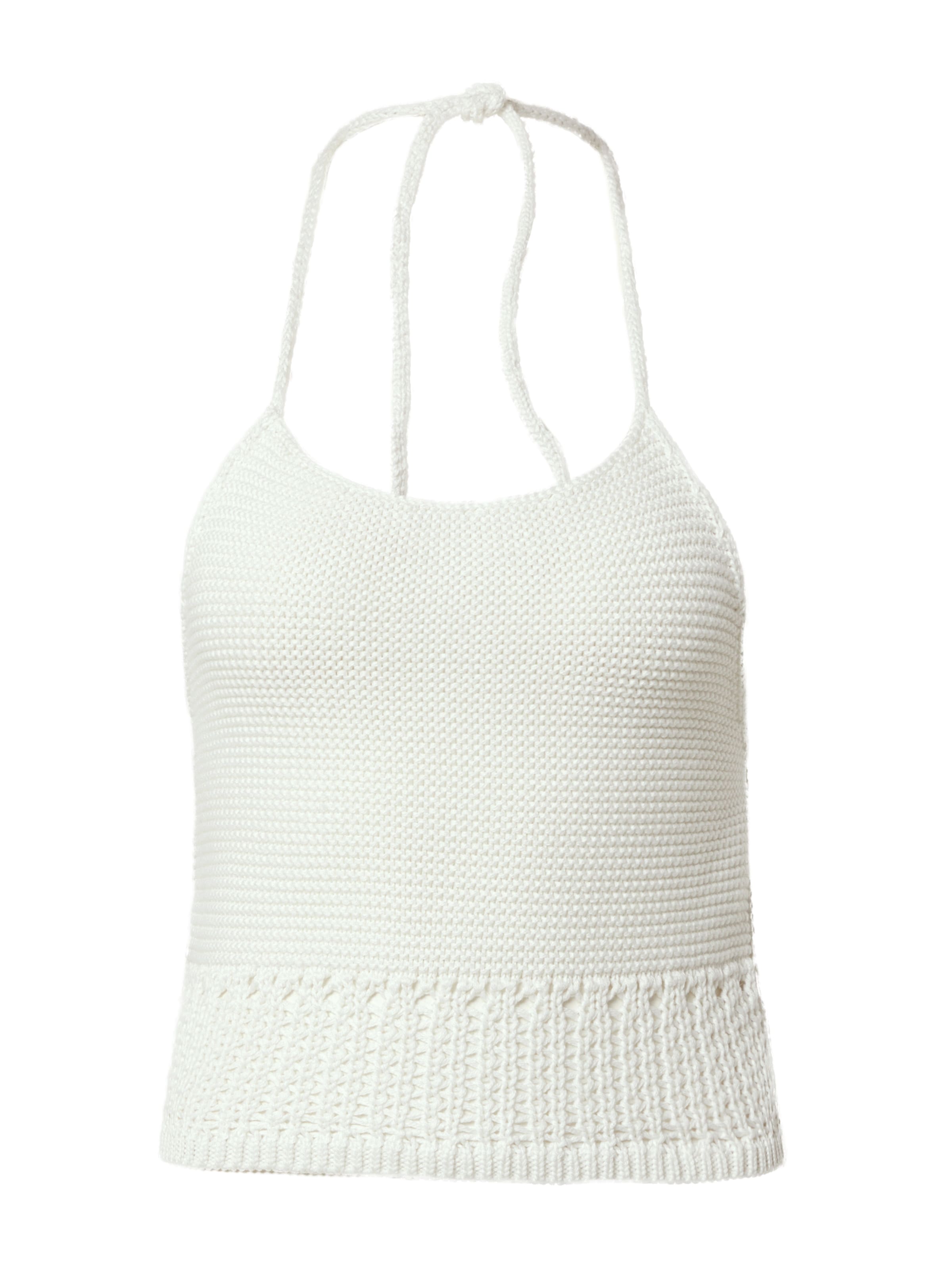 SHYX - Top de malha 'Deborah' em branco: frente