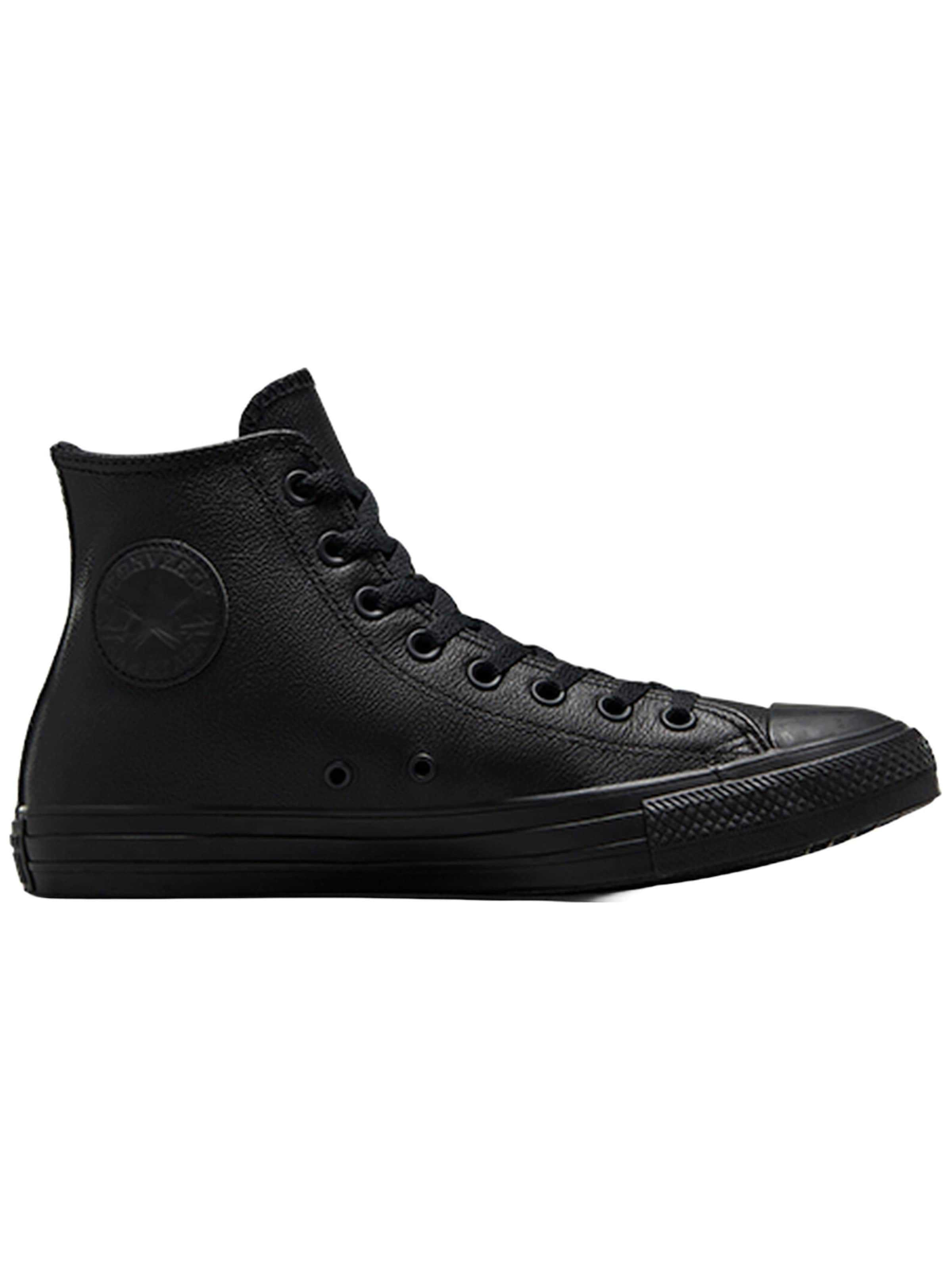 CONVERSE Sneaker high 'Converse Chuck Taylor HI Leather'‌‌‌ in Schwarz: Vorderseite