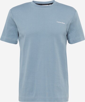 T-Shirt Calvin Klein en bleu : devant