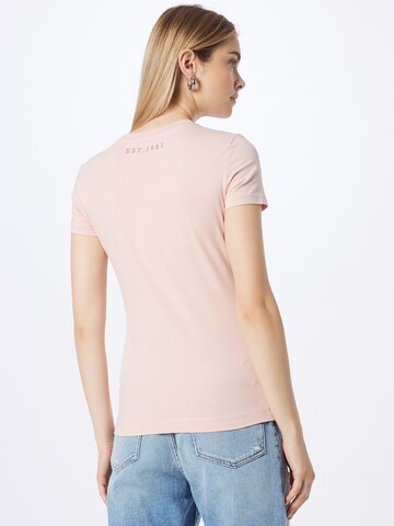 GUESS T-Shirt 'Floria in Pink