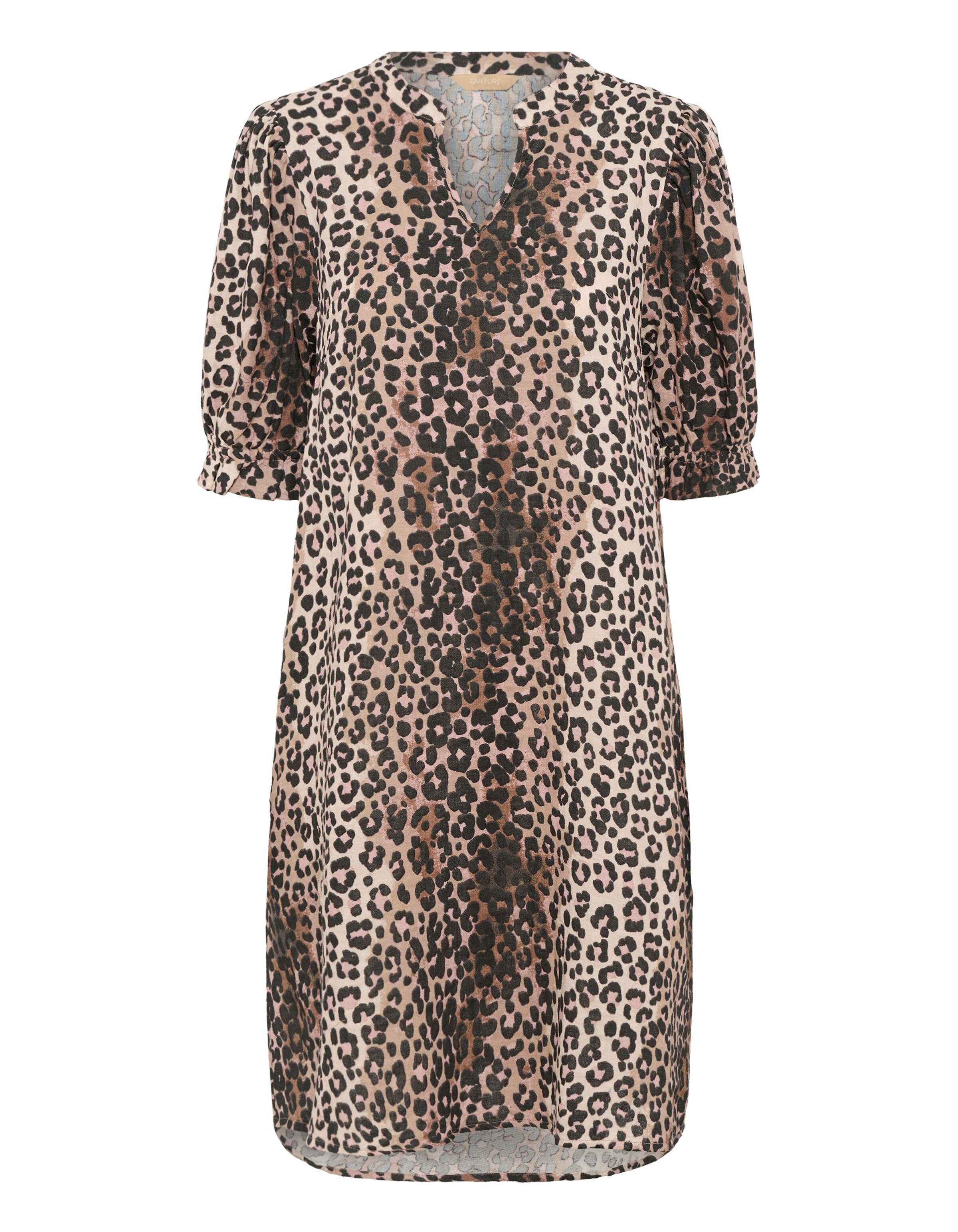 CULTURE Kjole i brun: forside