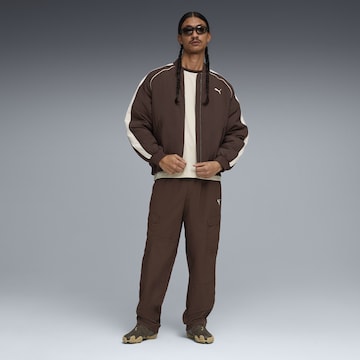 PUMA Regular Workout Pants in Brown